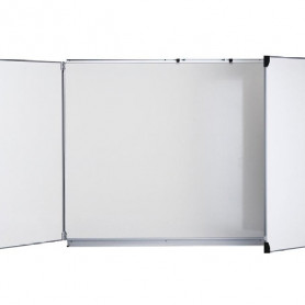 TABLEAU TRIPTYQUE BLANC EMAILLE 120 X 400 cm