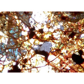 LAME MINCE METEORITE PIERREUSE (chondrite)