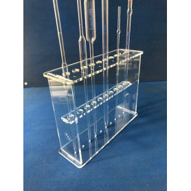 SUPPORT PLEXI POUR PIPETTES MEP